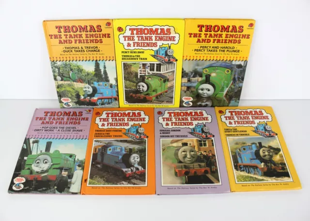 Thomas the Tank Engine and Friends - Series 848 - 1980s Ladybird HC Books x 7