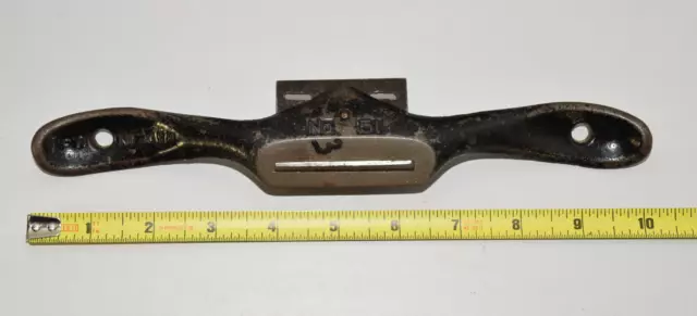 Stanley No. 51 Spokeshave Plane - Vintage Black