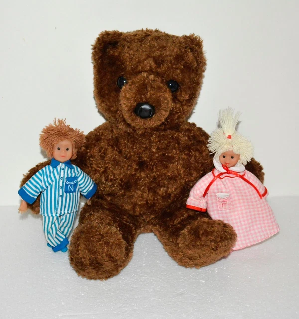 Pouëts Nicolas Et Nounours - Bonne Nuit Les Petits, 20 Cm Et 17 Cm, Squeaky 1966, France