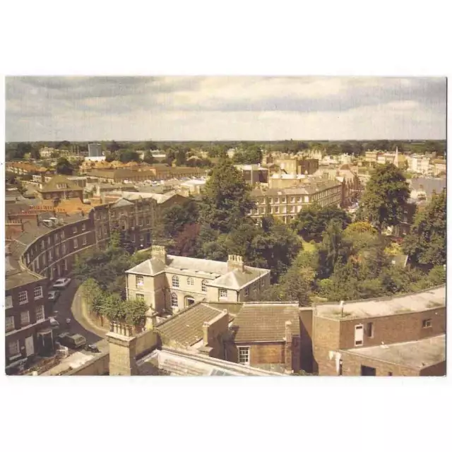 WISBECH Aerial View, Limited Edition of 1000 Noel Tatt Postcard, Unused