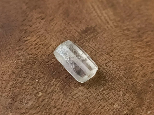 Authentic Ancient 700CE Antique Himalayan Tibetan Quartz Crystal Pyu Bead Rare