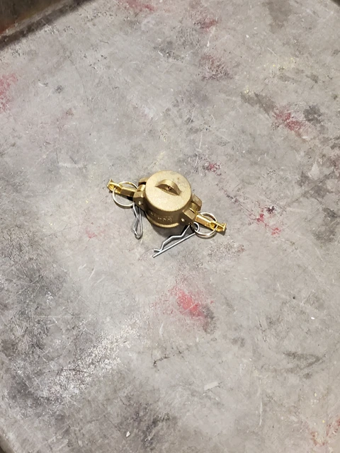 brass camlock DUST CAP, 1"