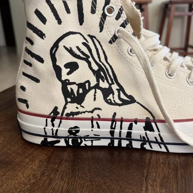 Converse Chuck Taylor 70 Andy Warhol Jesus and SIN Hi Tops Size 11.5 FREE SHIP 2