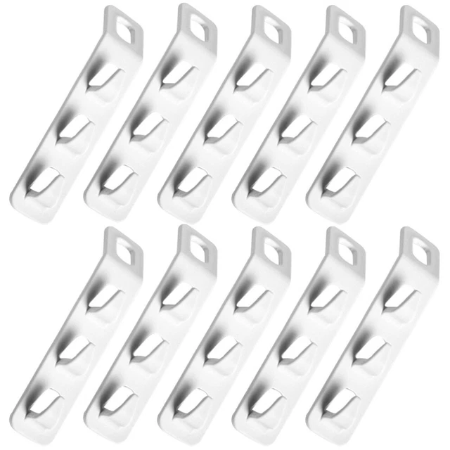 10pcs Connecteur de cintres Connecteurs d'espace Horme de cintre de sauvegarde