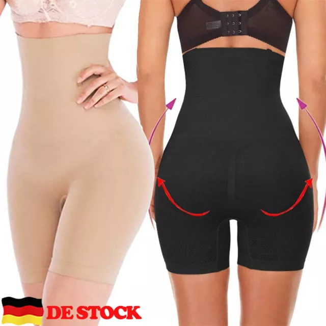 Damen Figurenformend Miederhose Shapewear Bauchweg Stark BodyShaper Schlank Pant