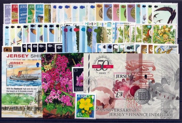 JERSEY - 2011 - Full Year of Ordinary Mail + BF - New (MNH)