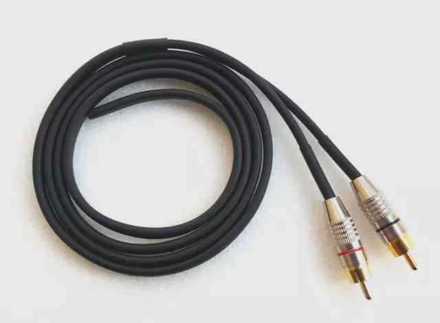 Câble Rca Tourne-Disque 125 CM Câble Audio Phono Universale 1,25 MT 49 7/32 inch