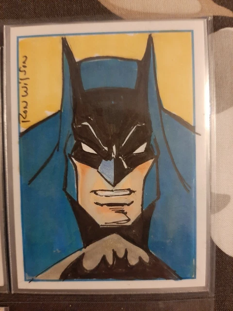 Batman Sketch Card By Marvel Comic Artist  Ron Wilson