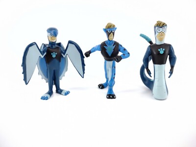 WILD KRATTS CHEETAH, Snake & Turtle Chris Martin PVC Figures Wicked