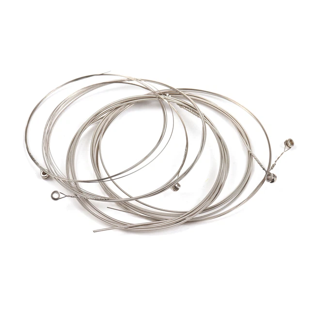 6 PCS Electric Guitar Strings (E-B-G-D-A-E) Steel Wire Strings Set Guitar W5G3