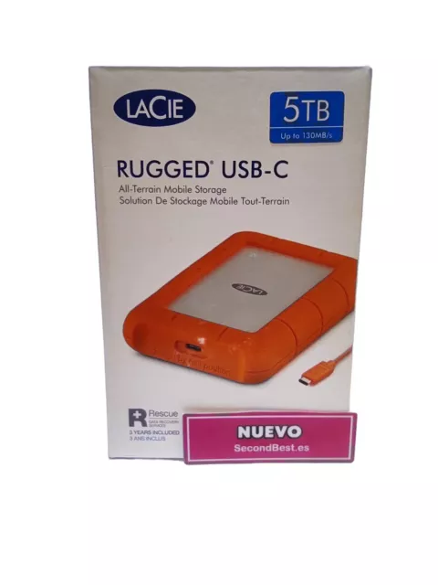 LACIE STFR4000800 DISQUE DUR EXTERNE RUGGED USB-C 4TB