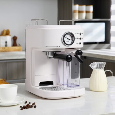 Les-Theresa Ugello Vapore Tubo Inferiore Schiuma di Latte Denso Sistema Cappuccino Beccuccio per Macchina da caffè in plastica per Uso Alimentare per EC331 EC0311 