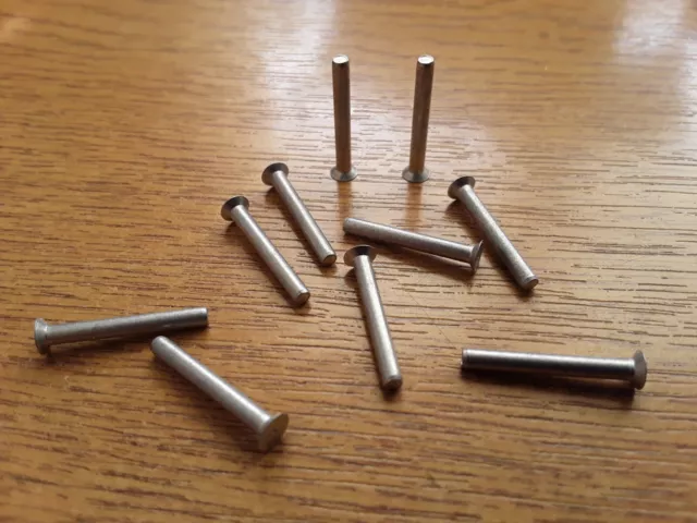 Rivetto In Alluminio Contatore 3/32""X3/4"" Qty 10