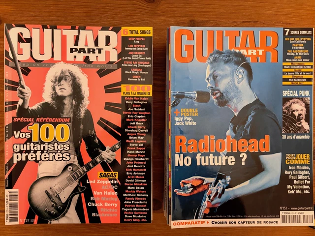 Lot Magazine LOT MAGAZINES GUITAR Part EUR 60,00 - PicClick FR