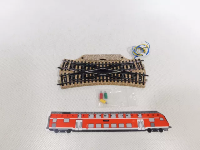 DS634-0, 5 # Märklin H0 AC 5207 DKW Sin Separador Cruce M Pista