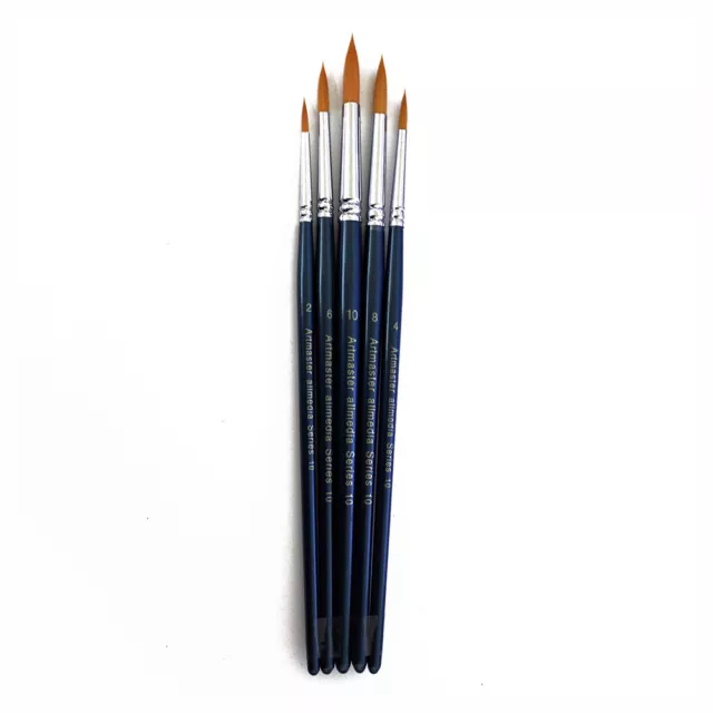 Artmaster Tutti Media Rotondo Pittura Spazzole per Acquerello, Acrilico, Di Set