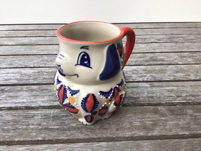 Yokohama Studio Hand Painted Dog Mug Japanese kitch