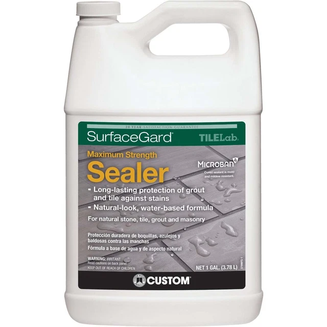 Custom Building Products TILELab Surfacegard Gallon Grout & Tile Sealer Pack of