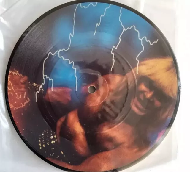 Thor– Let The Blood Run Red limited edition 7" picture disc vinyl record 1984