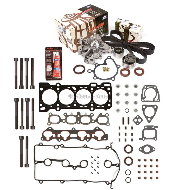 Evergreen MA-4216977303 Cylinder Head Gasket Set w Bolts, Timing Belt Water Pump