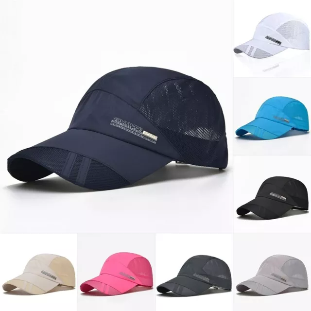 Summer Outdoor Visor Quick-drying Cap Sports Baseball Caps Mesh Breathable Hats