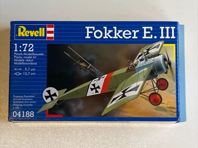 Revell No 04188 - Immelmann Boelcke Fokker E.III  - 1:72  "Neu" in Ovp