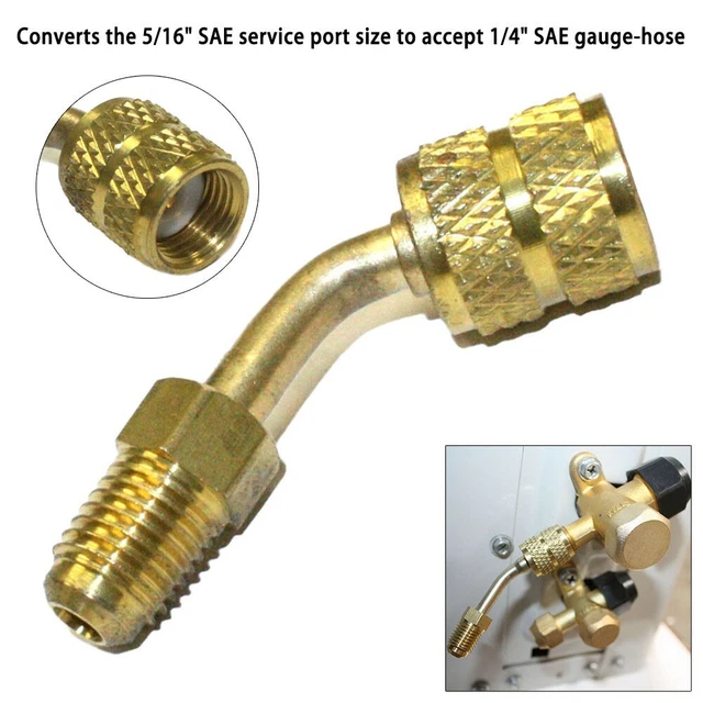 Adapter Converts Split HVAC Mini R410a Style Tool Vacuum Air Conditioning