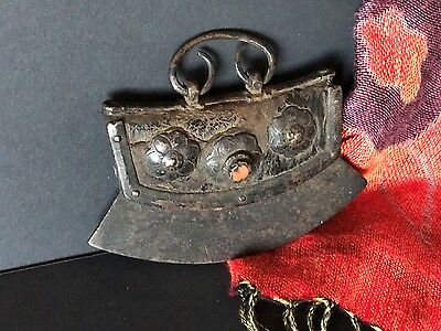 Old Tibetan Fire Starter / Chuckmuck with Red Coral …beautiful collectors piece 2