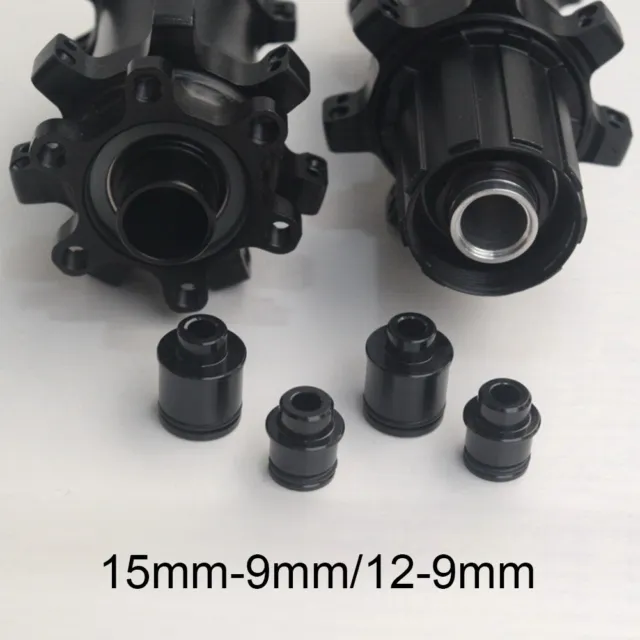 12mm/15mm Converts To 9mm Thru Axle Quick Release/QR Hub Adapter Repair Rebuilt