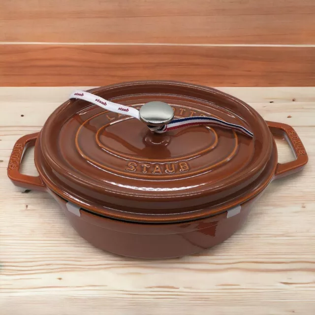 Staub Cocotte oval 27cm cinnamon super rare NEW JP