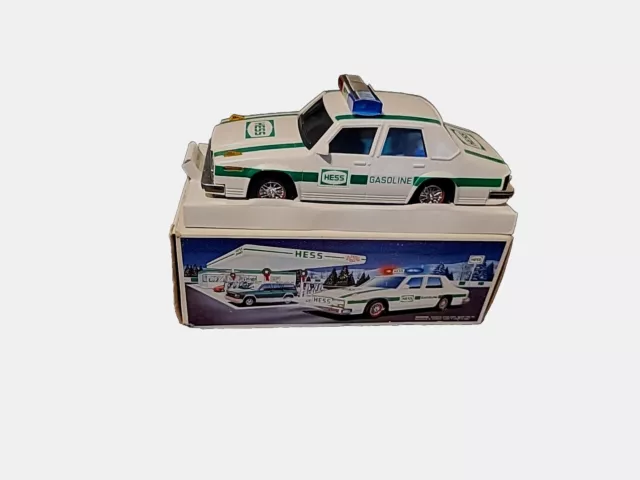 1993 Hess Trucks Patrol Car Police Car New In Original Box Vintage