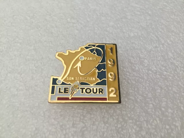 Pins CYCLISME Vélo TDF Le Tour De France 1992 PARIS SAN SEBASTIAN