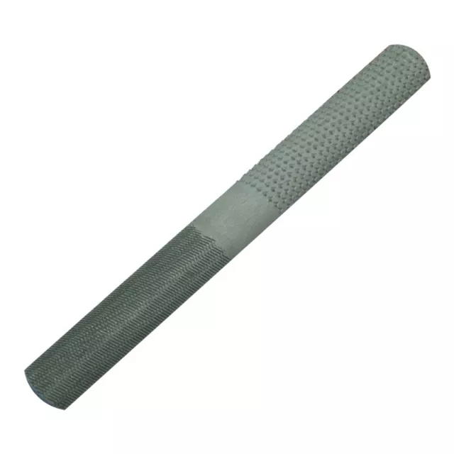 8 inches Metallic Gray with Round Flat and Needle Files Metallic Gray