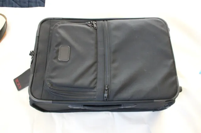 Tumi USA Black Ballistic Nylon Wheeled Carry On Suitcase 2205D3 - 20"x13.5"x8"