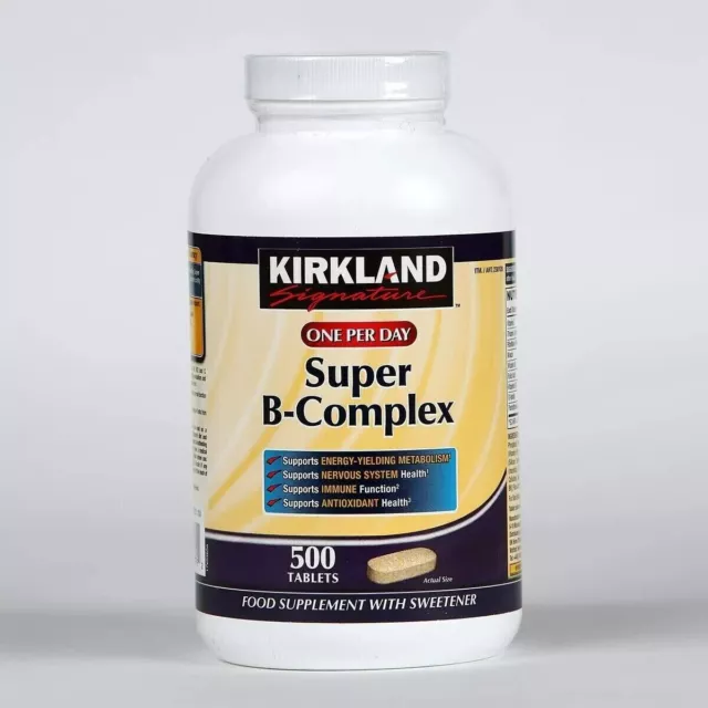 Kirkland Signature Vitamin B Komplex 500ct | Nahrungsergänzungsmittel - 500 Tabletten