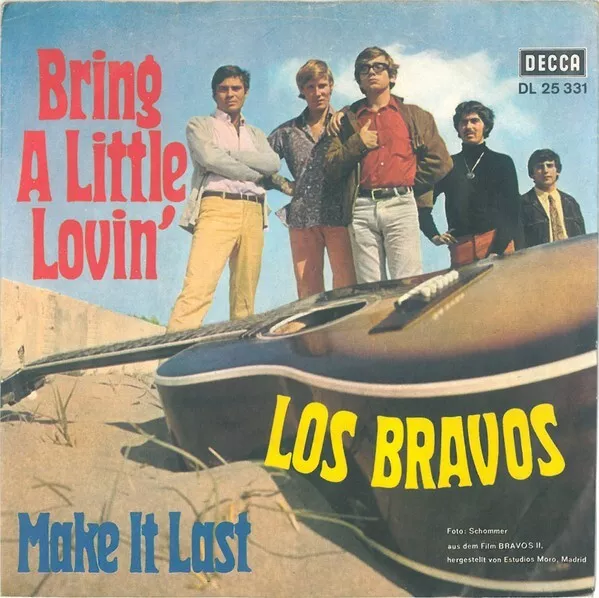 Vinyl Single 7" / Los Bravos – Bring A Little Lovin'  / Cover   Kopie