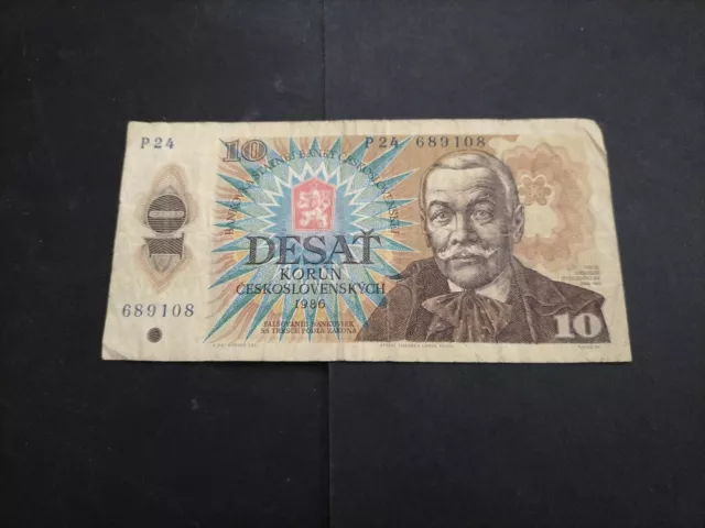 Czechoslovakia 10 Korun 1986