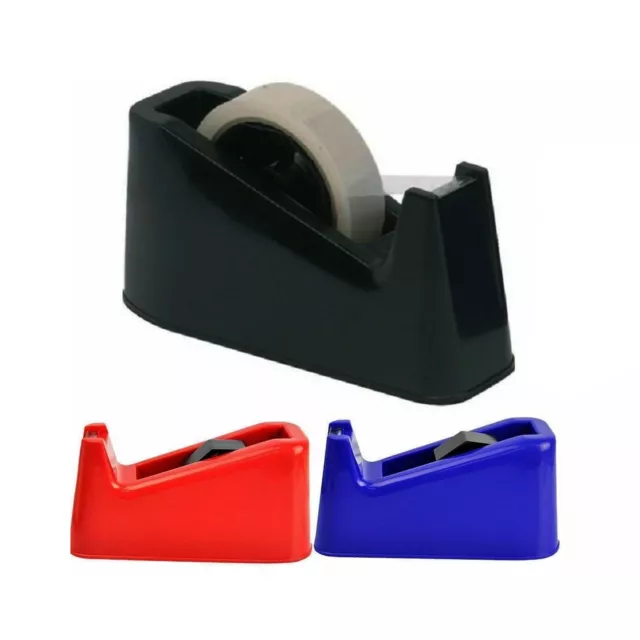 HEAVY DUTY TAPE DISPENSER For Sellotape Cellotape Pack Holder Desktop Office UK