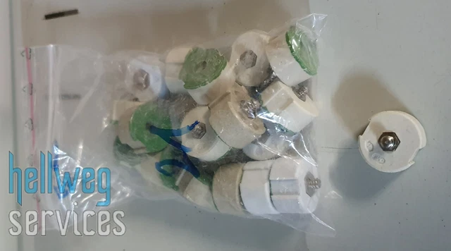 2 Pièce 6A 500V DII D-Schraub-Paßeinsatz pour D-Sicherungssysteme