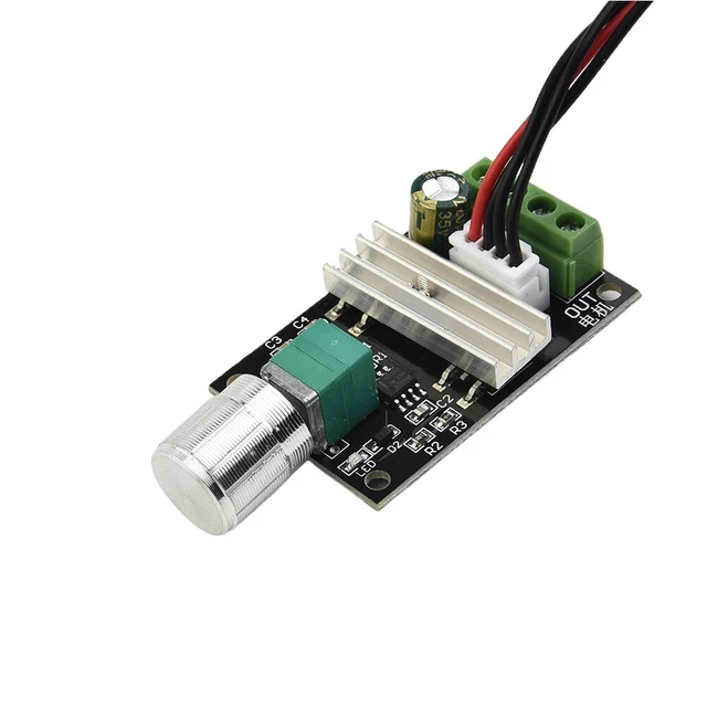 Regolatore Di Velocità PWM 6V-24V 3A Per Motore DC, Invertitore Di Marcia Con Manopola