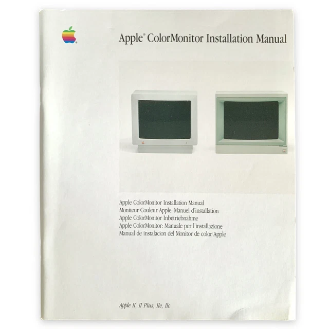 VTG 1985 Apple Color Monitor Installation Manual