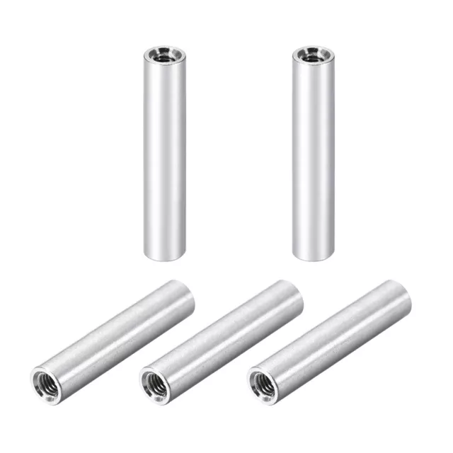 5uds M3x40mm Redondo Aluminio Separador Columna Espaciador Hembra para DIY