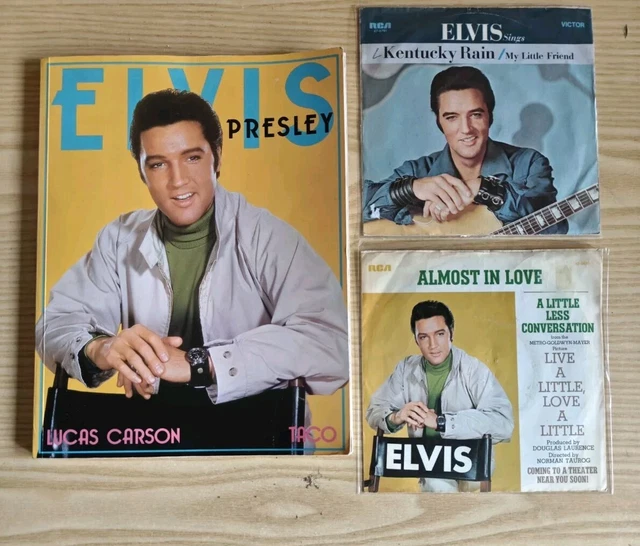 ELVIS PRESLEY ALMOST In Love E Kentucky Rain 479610 479791 45 Giri