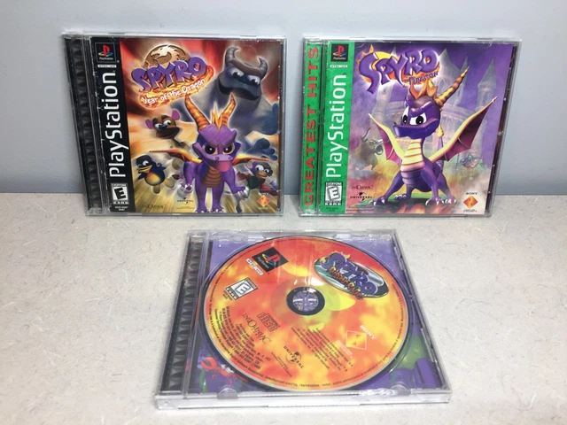Autocollant Officiel Sony PS1 Rare - Spyro 2 : Ripto's Rage - Sticker Carte Mémoire Vintage 1998