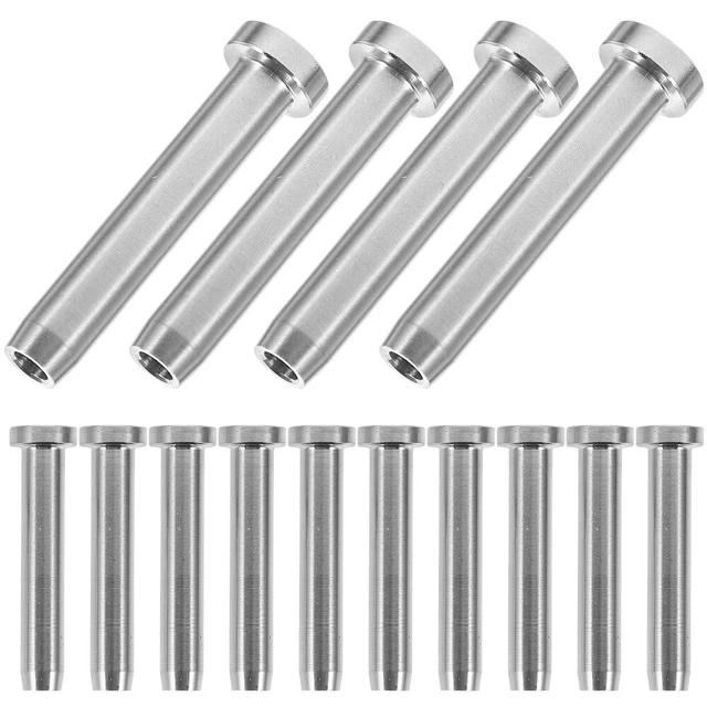 20 pz Swage Dead End Ricevitore Invisibile Metallo Post Fine Tensionatore Swage