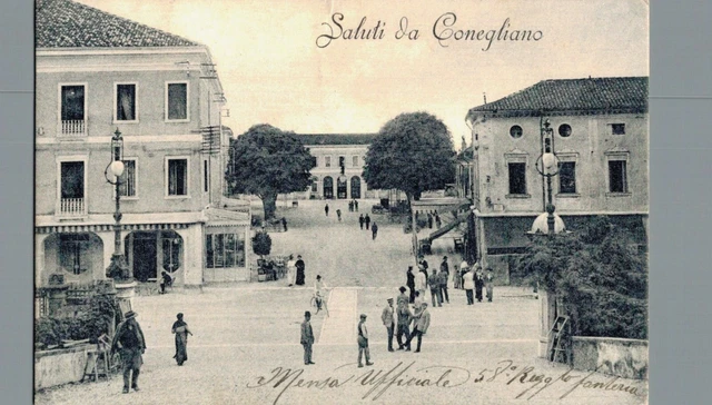 Treviso Conegliano saluti da F. Piccolo  spedita