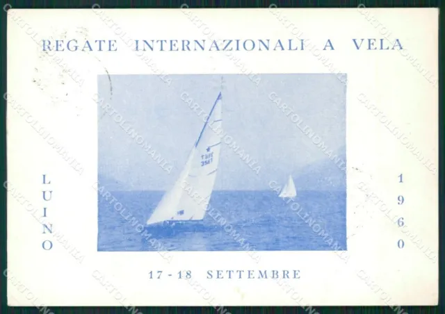 Varese Luino Regate Vela FG cartolina ZK4985