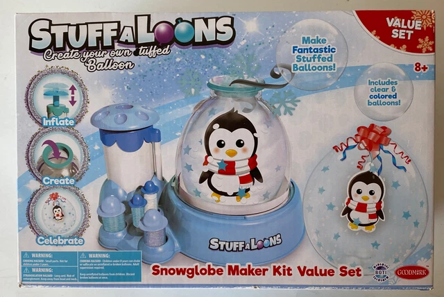 Goodmark Stuffaloons invierno Snow Globe Maker Kit Valor Set Totalmente Nuevo