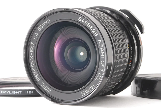 Vidéo [ Mint Smc pentax 6x7 55mm F/4 Objectif Grand Angle Pour 6x7 67 67II De