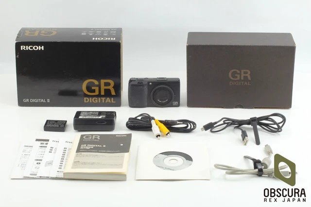 Count 3803 [N MINT in BOX ] Ricoh GR DIGITAL II 10.1MP Digital Camera From JAPAN